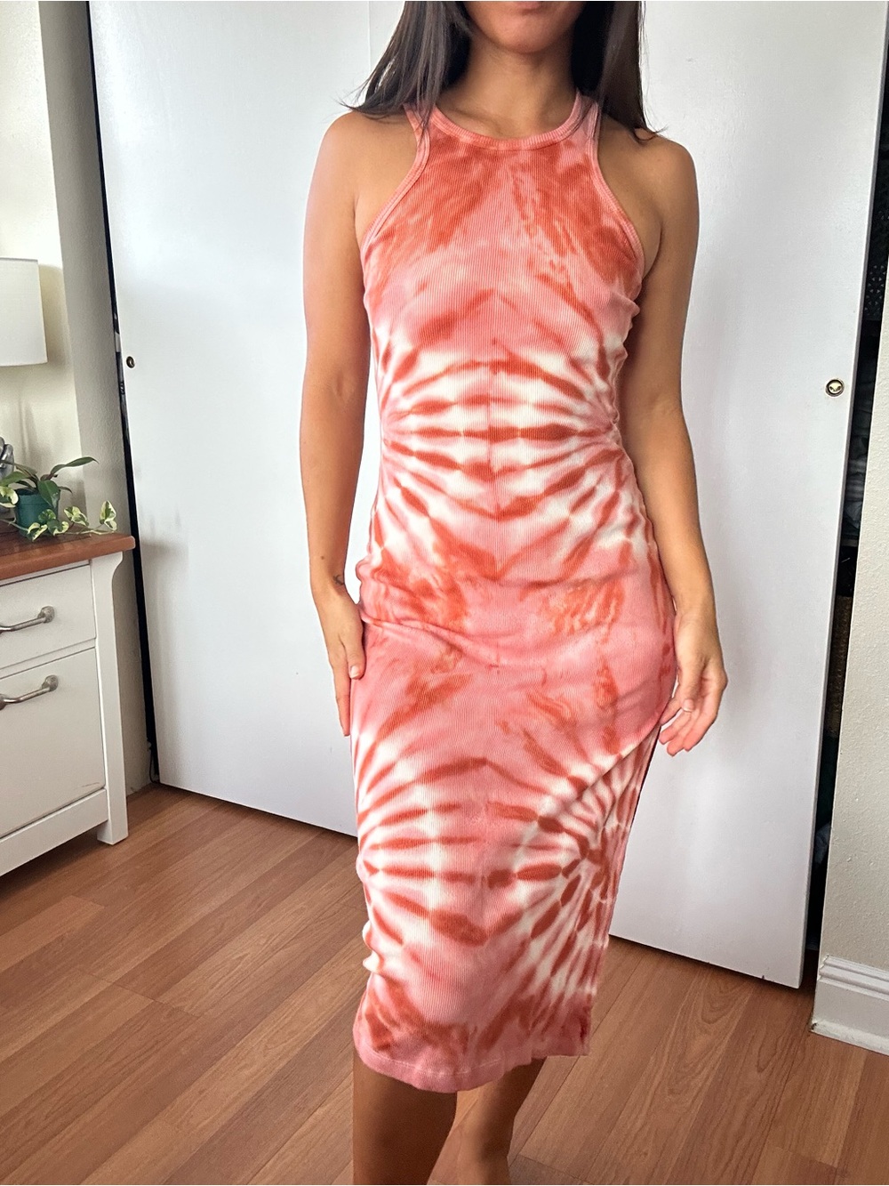 TIE DYE MIDI DRESS